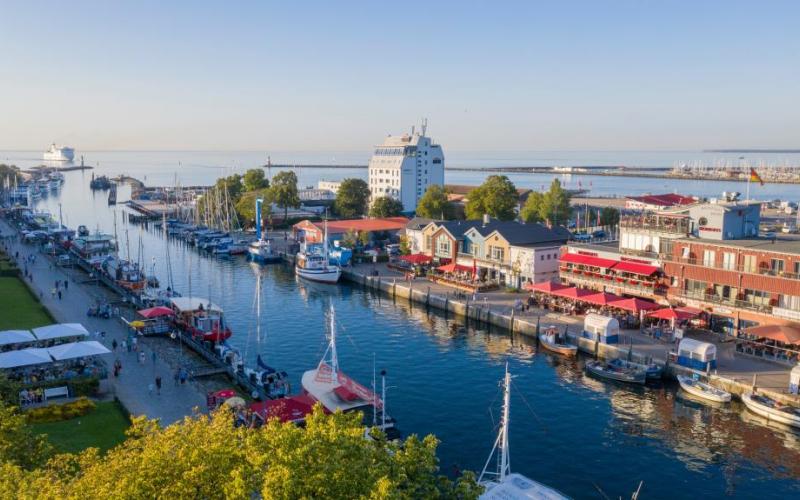 Luftaufnahme Warnemünde