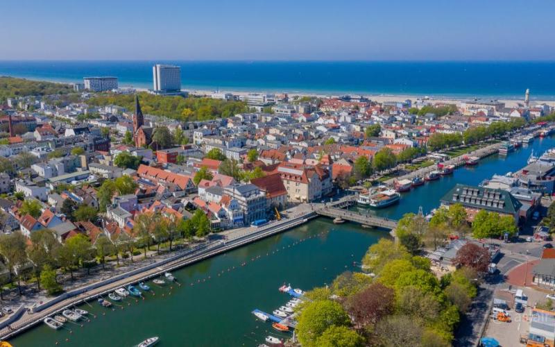 Luftaufnahme Warnemünde